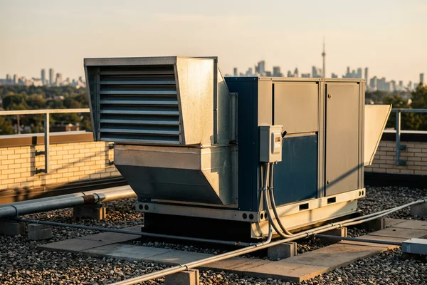 5-ton RTU with economizer on a Leaside office roof