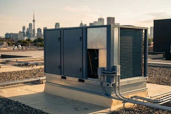 Single packaged RTU replacing a split system