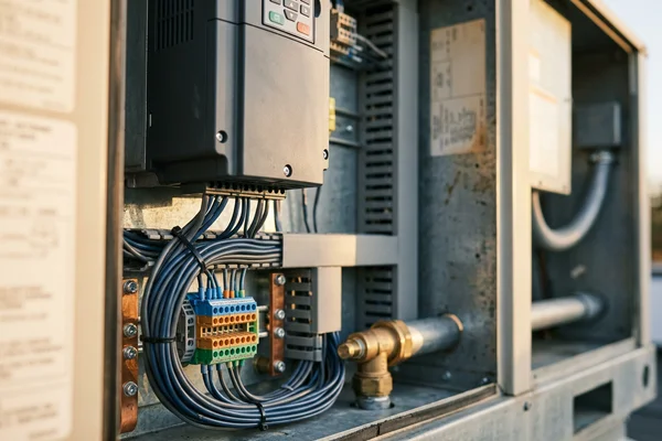 Supply fan VFD retrofit inside a large RTU